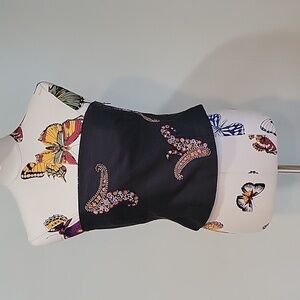 ANN TAYLOR black beaded embroidered bustier corset top.  Size is 8P.